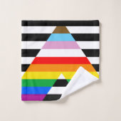 Bondgenoot Progress Pride Vlag Bad Handdoek (Wasdoekje)