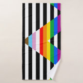 Bondgenoot Progress Pride Vlag Badhanddoek (Badhanddoek)