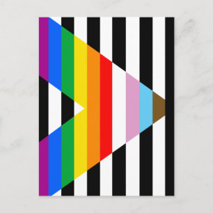 Bondgenoot Progress Pride-vlag Briefkaart