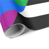 Bondgenoot Progress Pride-vlag Cadeaupapier (Rol Hoek)