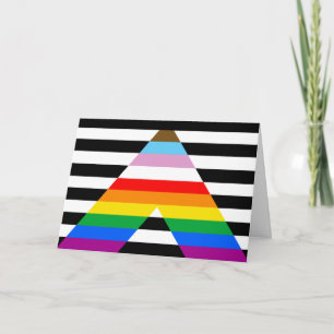 Bondgenoot Progress Pride Vlag Feestdagen Kaart