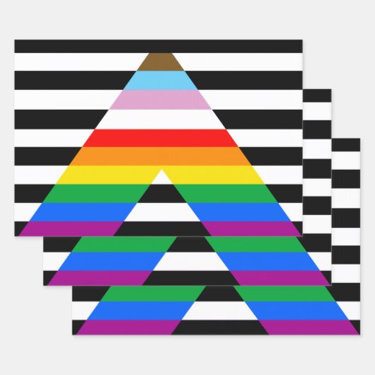 Bondgenoot Progress Pride Vlag Inpakpapier Vel (Set)