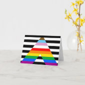 Bondgenoot Progress Pride Vlag Kaart (Gele Bloem)