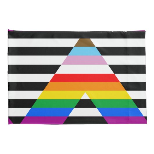 Bondgenoot Progress Pride Vlag Kussensloop (Achterkant-Rechts)