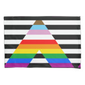 Bondgenoot Progress Pride Vlag Kussensloop (Voorkant-Links)