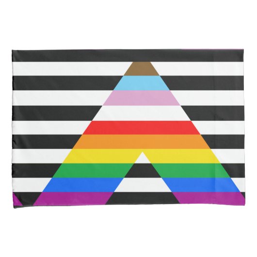 Bondgenoot Progress Pride Vlag Kussensloop (Voorkant-Rechts)