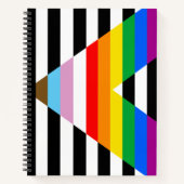 Bondgenoot Progress Pride-vlag Notitieboek (Voorkant)