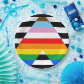 Bondgenoot Progress Pride Vlag Papieren Bordje (Feest)