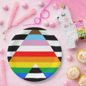 Bondgenoot Progress Pride Vlag Papieren Bordje (Feest)