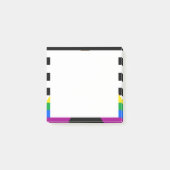 Bondgenoot Progress Pride Vlag Post-it® Notes (Voorkant)