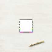 Bondgenoot Progress Pride Vlag Post-it® Notes (Op bureau)