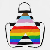Bondgenoot Progress Pride Vlag Schort (Voorkant)
