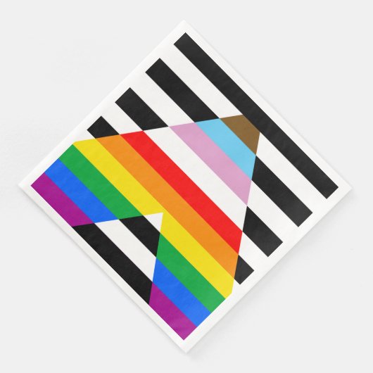 Bondgenoot Progress Pride Vlag Servet (Hoek)