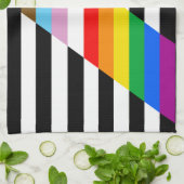Bondgenoot Progress Pride Vlag Theedoek (Gevouwen)