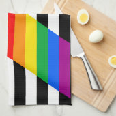 Bondgenoot Progress Pride Vlag Theedoek (Quarter Fold)
