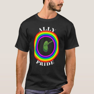 Bondgenoot trots LGBTQ gelijkheid regenboog lesbie T-shirt