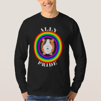 Bondgenoot trots LGBTQ gelijkheid regenboog lesbie T-shirt