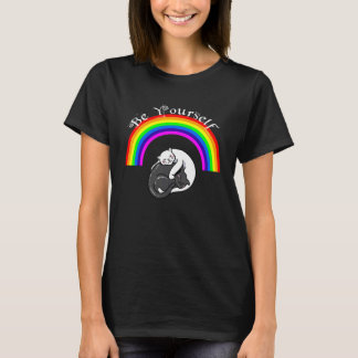 Bondgenoot trots LGBTQ gelijkheid regenboog lesbie T-shirt