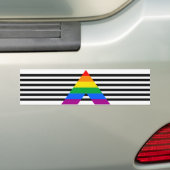 Bondgenoot trots T-shirt Bumpersticker (Op auto)