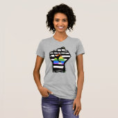 Bondgenoot trots vuist t-shirt (Voorkant volledig)