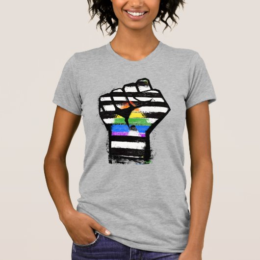 Bondgenoot trots vuist t-shirt (Voorkant)