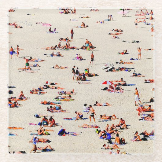 Bondi Bathers, 2016 (foto) | SVP-Afbeeldingen Glazen Onderzetter (Voorkant)