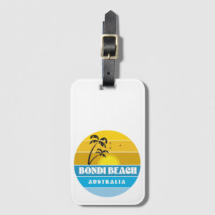 Bondi Beach Australia Button Bagagelabel