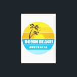 Bondi Beach Australia Canvas Afdruk<br><div class="desc">Bondi Beach Australia  logo.</div>