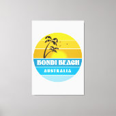 Bondi Beach Australia Canvas Afdruk (Voorkant)