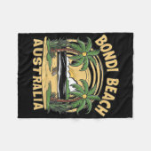 Bondi Beach Australia Fleece Deken (Voorkant (Horizontaal))