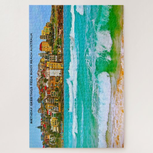 Bondi Beach Australia Jigzaag Puzzle Legpuzzel (Verticaal)