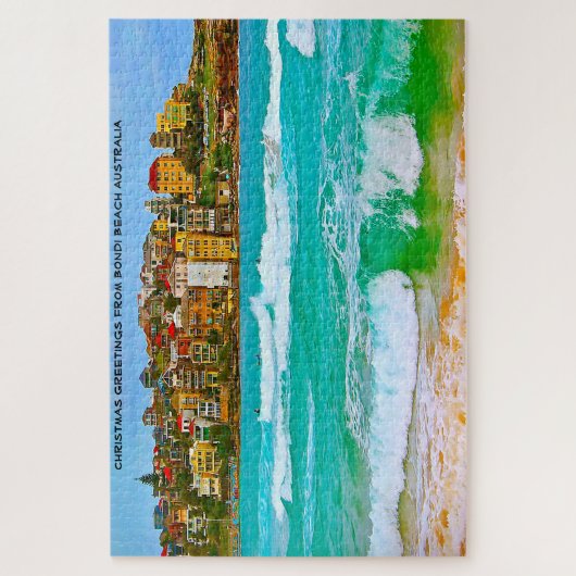 Bondi Beach Australia Jigzaag Puzzle Legpuzzel (Verticaal)
