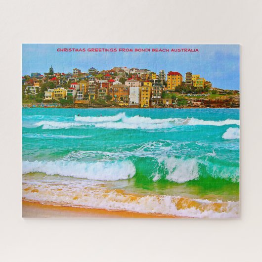 Bondi Beach Australia Jigzaag Puzzle Legpuzzel (Horizontaal)