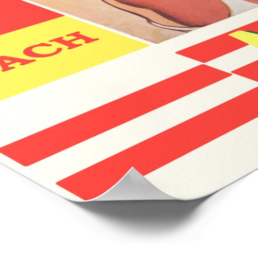 Bondi Beach Australia Retro Revel Poster (Hoek)