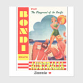 Bondi Beach, Australia, Sticker (Vel)