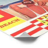  Bondi Beach Australia Travel Poster (Hoek)