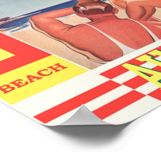  Bondi Beach Australia Travel Poster (Hoek)