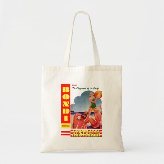 Bondi Beach Australia Travel Tote Bag (Voorkant)