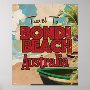 Bondi Beach Australia  vakantion Poster