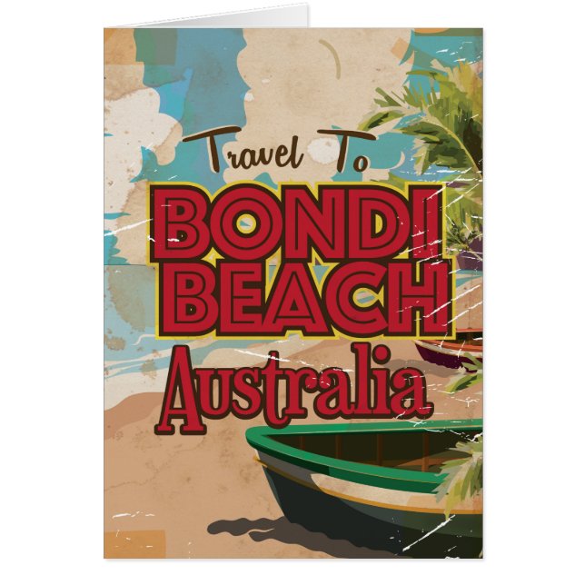 Bondi Beach Australia  vakantion Poster (Voorkant)