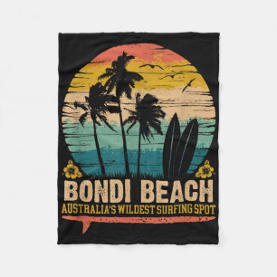 Bondi Beach, Australias Wildest Surfing Sp Fleece Deken