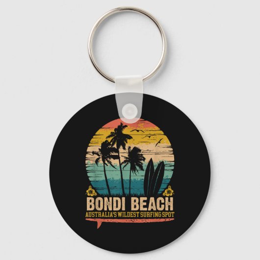 Bondi Beach, Australias Wildest Surfing Sp Sleutelhanger (Voorkant)