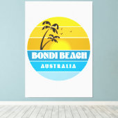 Bondi Beach Australië Canvas Afdruk (Insitu (Houten vloer))