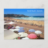 Bondi Beach, Australië en Quote Holiday Briefkaart (Voorkant)