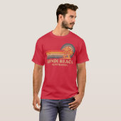 Bondi Beach Australië Gezinsvakantie Palm T-shirt (Voorkant volledig)