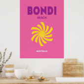 Bondi Beach Australië Poster (Keuken)