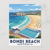 Bondi Beach Australië Reizen Briefkaart (Voorkant)