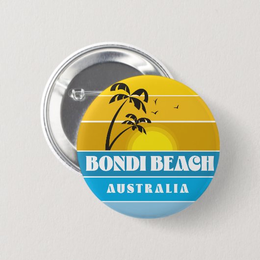 Bondi Beach Australië Ronde Button 5,7 Cm (Voorkant /achterkant)