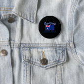 Bondi Beach Australië Vlag Ronde Button 5,7 Cm (In situ)