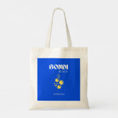 Bondi Beach, Bondi Beach Travel Art, Blue Tote Bag (Achterkant)